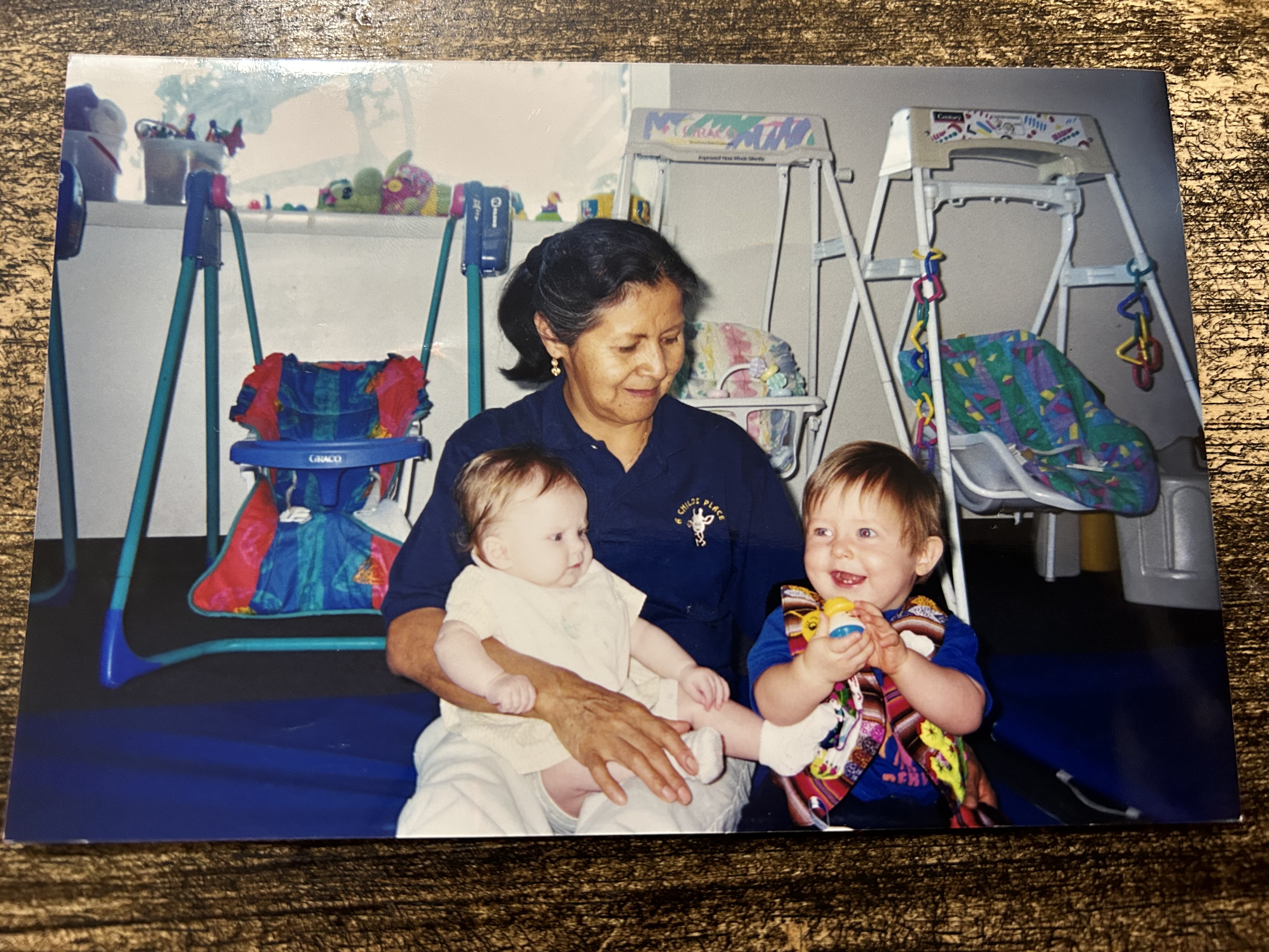 Grandmother with young Karamat
